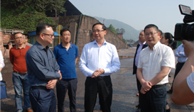乐山市副市长罗新礼带队视察世界杯网址大全绿色生产工作