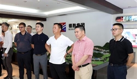 远东控股集团蒋锡培主席一行到世界杯网址大全参观考察