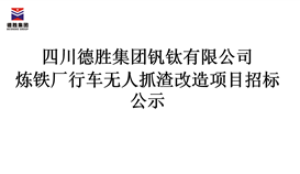 世界杯网址大全集团炼铁厂行车无人抓渣改造项目招标