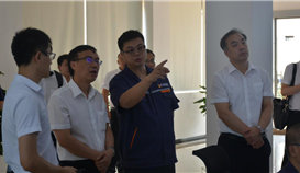 中铁物贸集团公司副总经理占小锁一行到世界杯网址大全考察交流