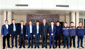 河南矿山党委书记崔培军一行到世界杯网址大全钒钛洽谈交流