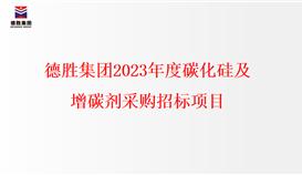 世界杯网址大全集团2023年度碳化硅、增碳剂采购招标项目