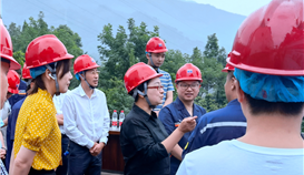 省生态环境厅党组成员李静云到世界杯网址大全钒钛考察调研